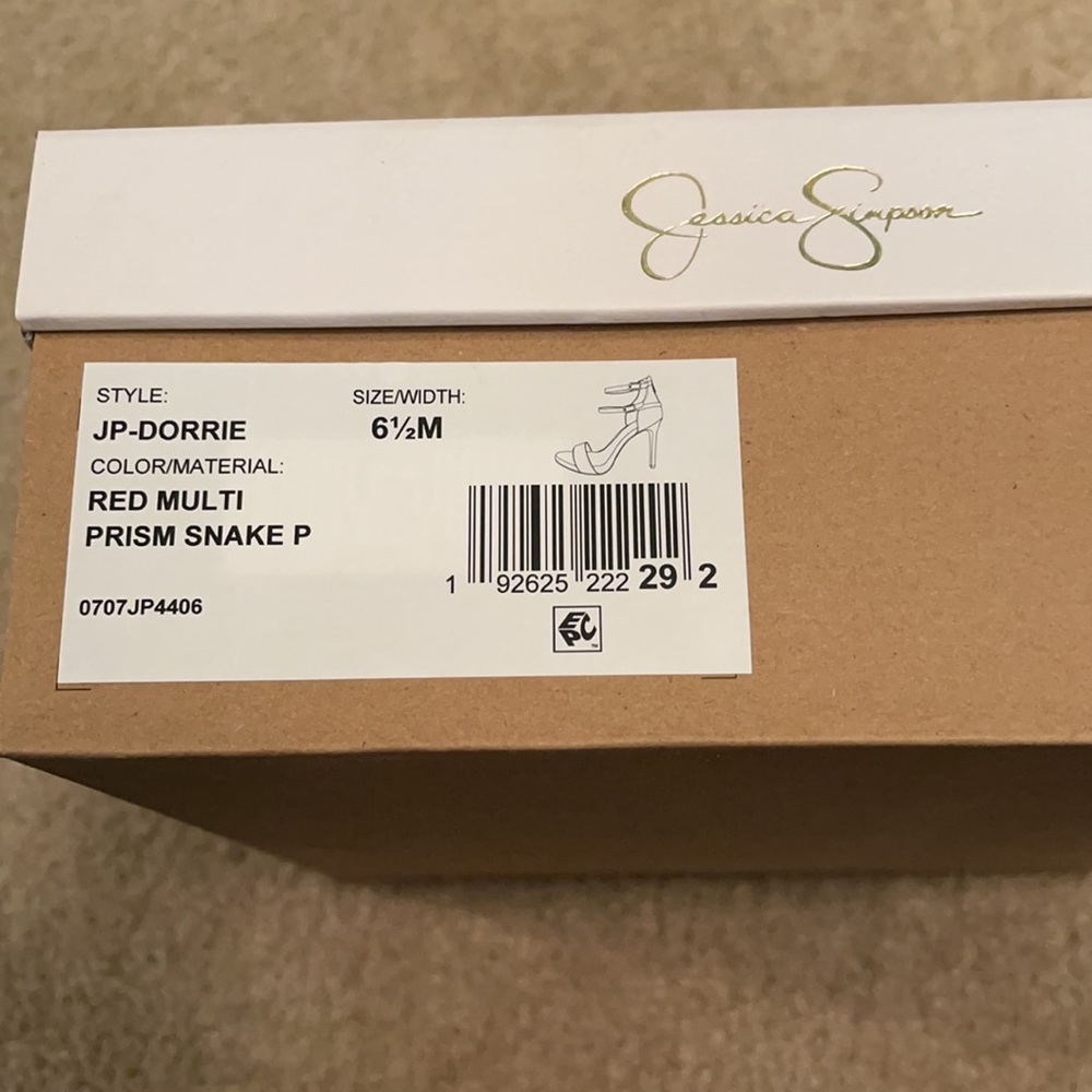 Practically New Multi-Colored Snake Print Shoe - image 8